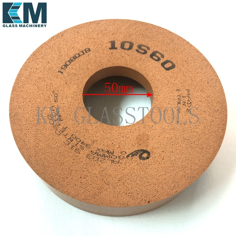 10S40/60/80-150x50(отверстие) x40(высота) полировального круга, для прямолинейной скругленной кромки стекла
