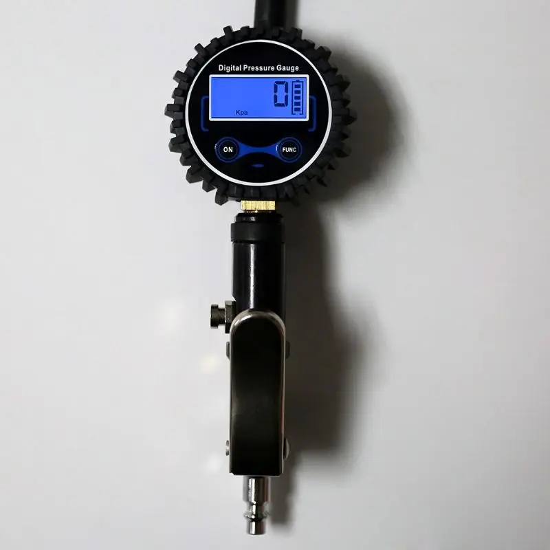 Цифровой Воздушный шиномонтажный насос w/Манометр 200PSI патрон для грузовика/автомобиля/велосипеда Горячий