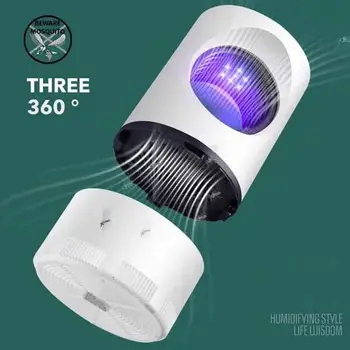 

USB Charger Durable Zapper LED Mosquito Trap Electronic Mosquito Killer Outdoor Summer Bed Room Light Indoor Pest Controll