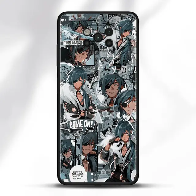 Case For Poco X3 NFC M3 Pro M3 F3 F1 Capa for Mi Note 10 Pro Lite Caso For Xiaomi CC9 Pro A3 A2 Lite Genshin Impact Anime B11