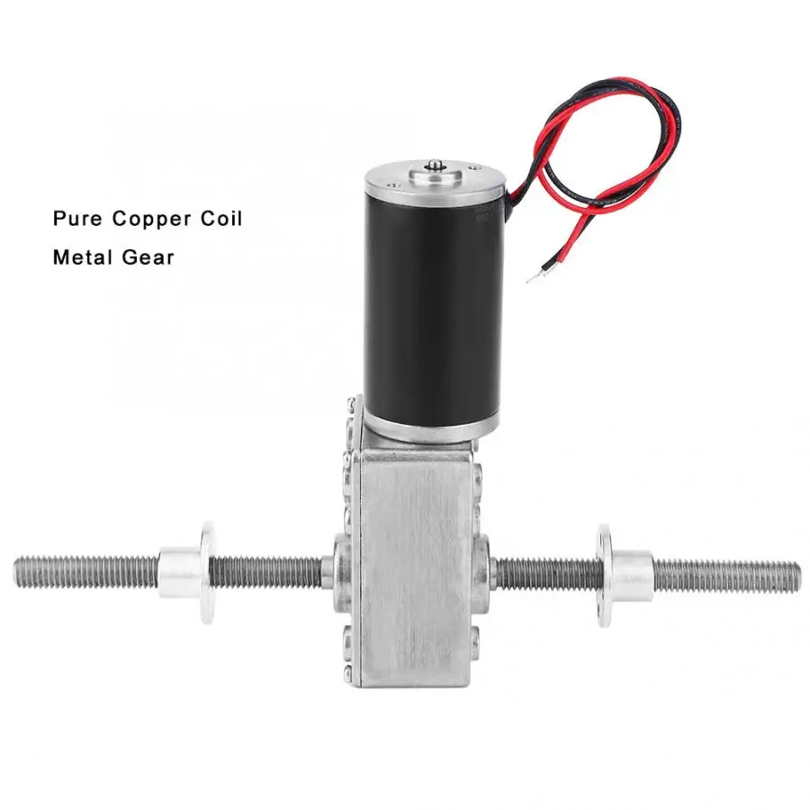 Мотор червячной передачи M8 с двойным валом двойной редуктор правой резьбой