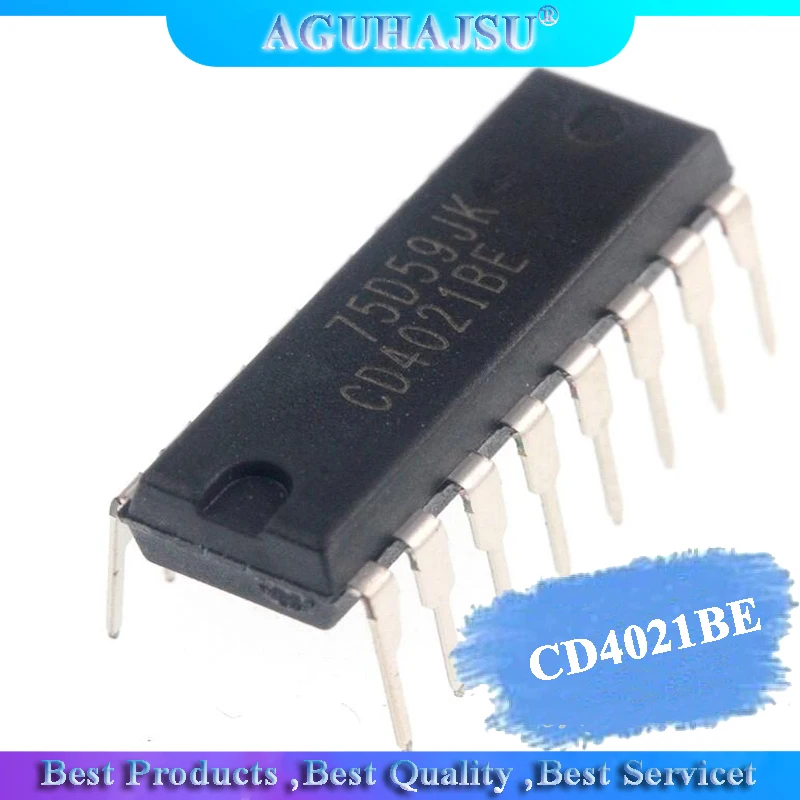 

10pcs/lot CD4021BE CD4021B CD4021 DIP-16 shift register New Original Free Shipping