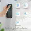 RAYKUBE Fingeprint Door Lock With Bluetooth TT Lock APP Password Smart Card 13.56mhz IC Work With Gateway Wifi Alexa T03 ► Photo 2/6