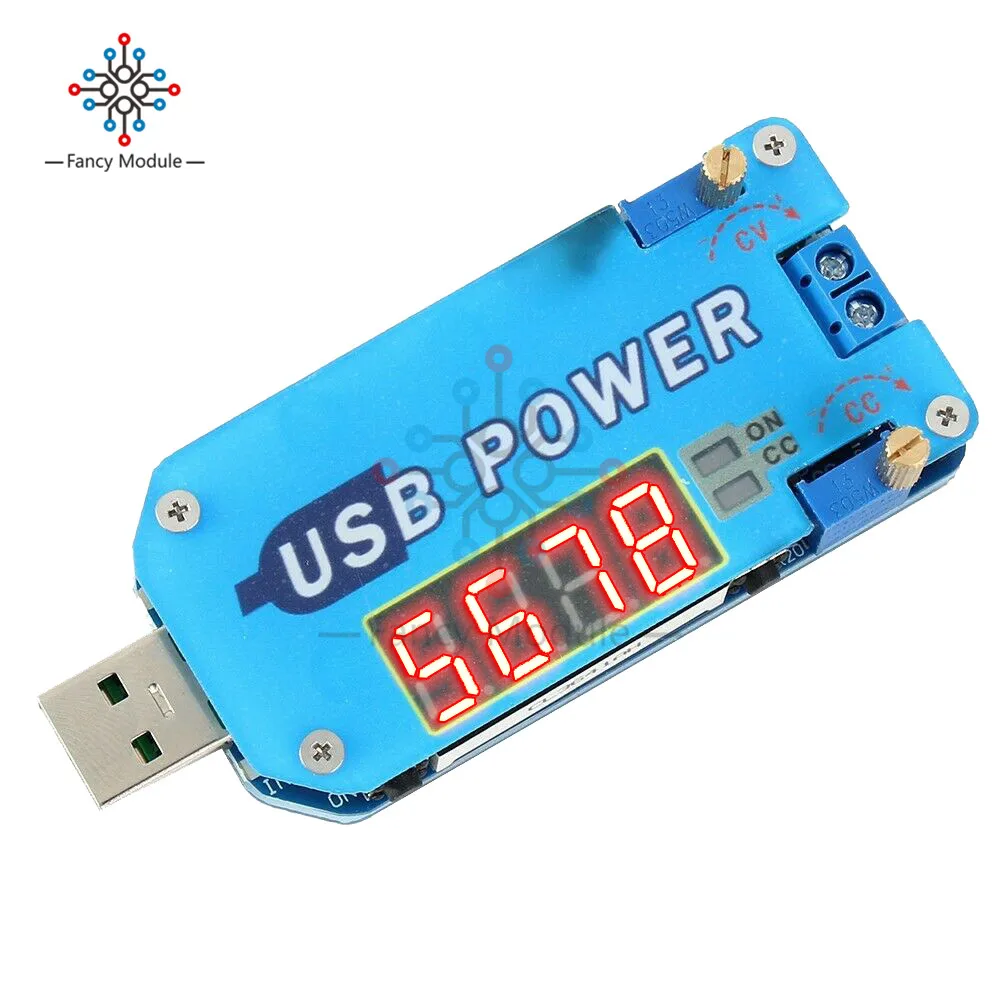 15 Вт регулируемый Adjustable CC CV USB 5 В до 3,3 В 9 в 12 В 24 в 30 в понижающий блок питания комбинированные преобразователи модуль с корпусом