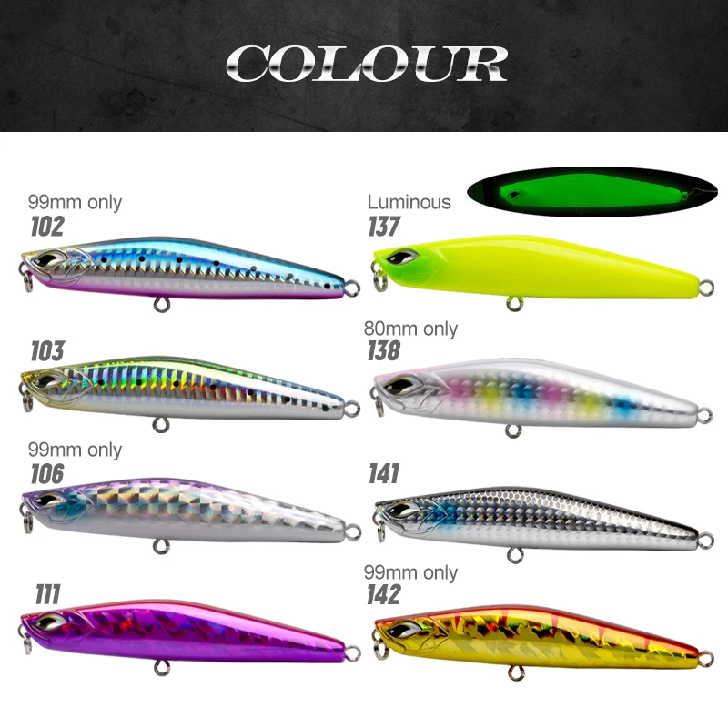 Hunthouse Лазерная погружающаяся swimbait приманка для рыбалки Карандаш 80 мм/14 г 99 мм/28