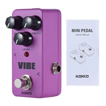 

KOKKO VIBE Mini Analog Rotary Speaker Electric Guitar Effect Pedal True Bypass Full Metal Shell