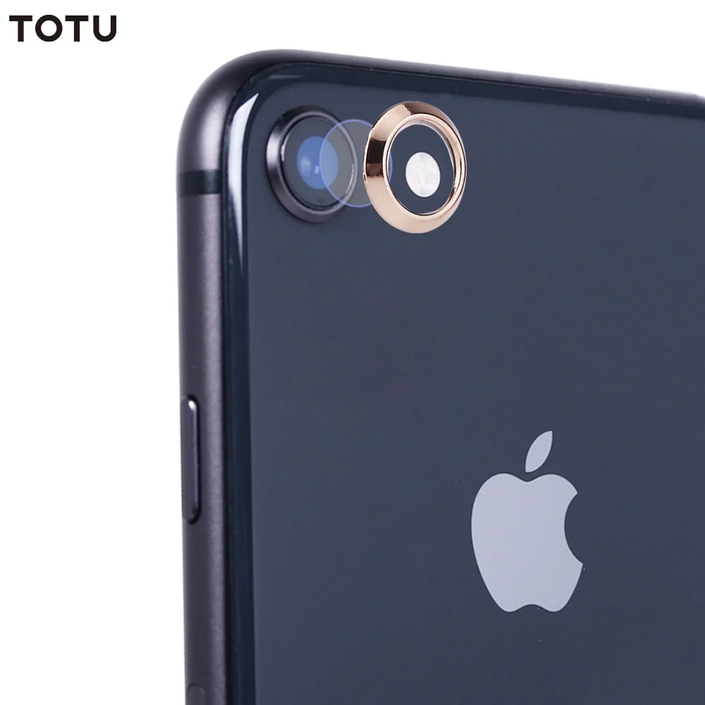 TOTU закаленное стекло объектив камеры защитная пленка Набор для iPhone 8 и 7 0,28 HD