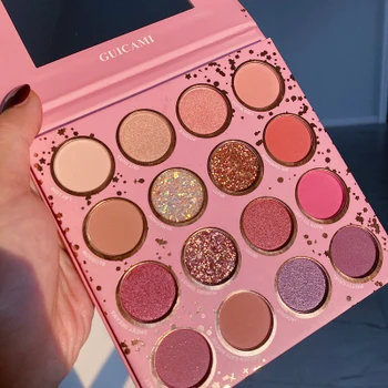 

Romantic pink 16 Colours Eyeshadow Eye Shadow Palette The Shadows Makeup Glitter Palette Of Shadows Makeup Cosmetics Women Gift