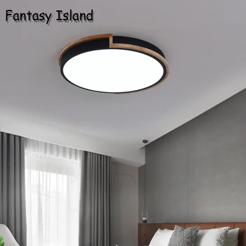 

New modern LED ceiling light ultra-thin living room lamp bedroom panel surface mount remote control
