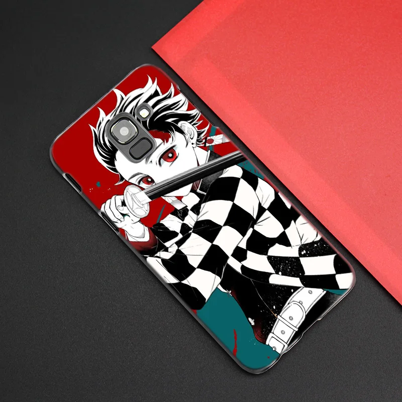 Демон убийца Kimetsu без Yaiba чехол с рисунком из аниме для samsung Galaxy S10 S10e 5G S9 S8 S7 край M40 M30 M20 M10 J8 J6 J4 плюс