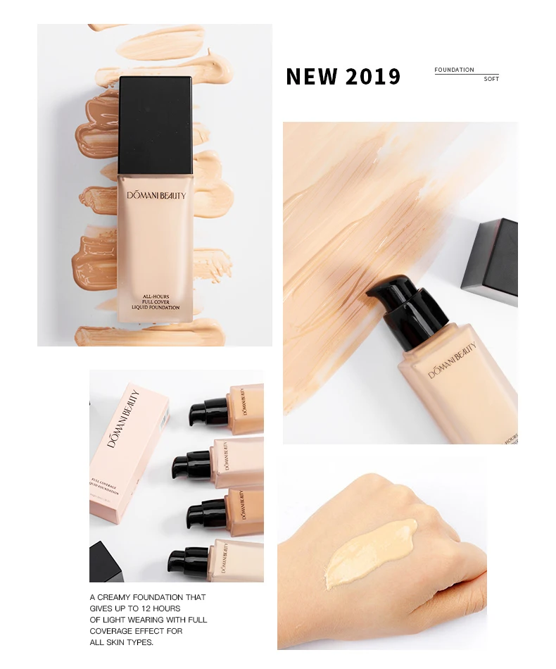 30ml Perfect Full Cover BB Cream Foundation Concealer Moisturizing Oil-control Whitening Face Beauty Makeup Cosmetics