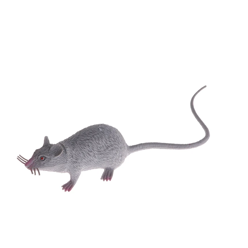 Рождество шутка поддельные реалистичные мышь пропеллер модели Хэллоуин подарок игрушки вечерние Декор Q6PD - Цвет: Серый