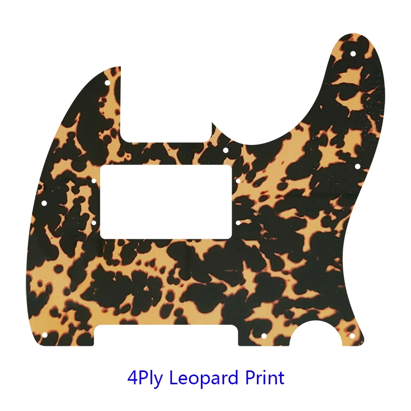 Feiman Guitar Pickguard For Tele Wide Range Route Humbucker Guitar Scratch Plate Replacement Flame Pattern guitar pickguard