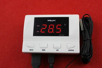 

433M Wireless Temperature Alarm WH1516 Built-in High Loudness Speaker