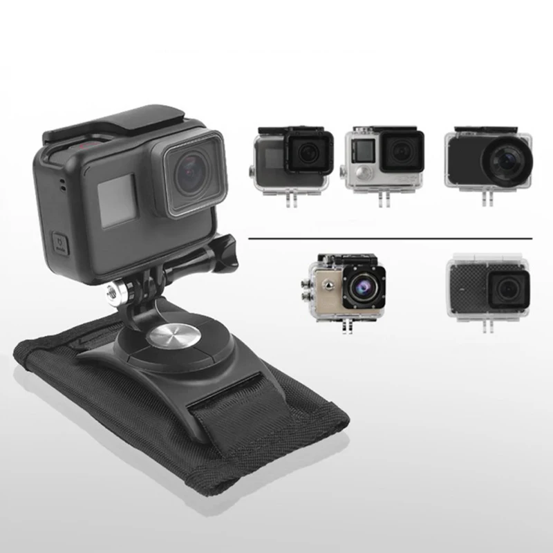 Рюкзак плечевой ремень крепление для Gopro Hero 6 5 4 3+ с регулируемой поворотной застежкой на 360 градусов для Gopro Hero для Xiaoyi
