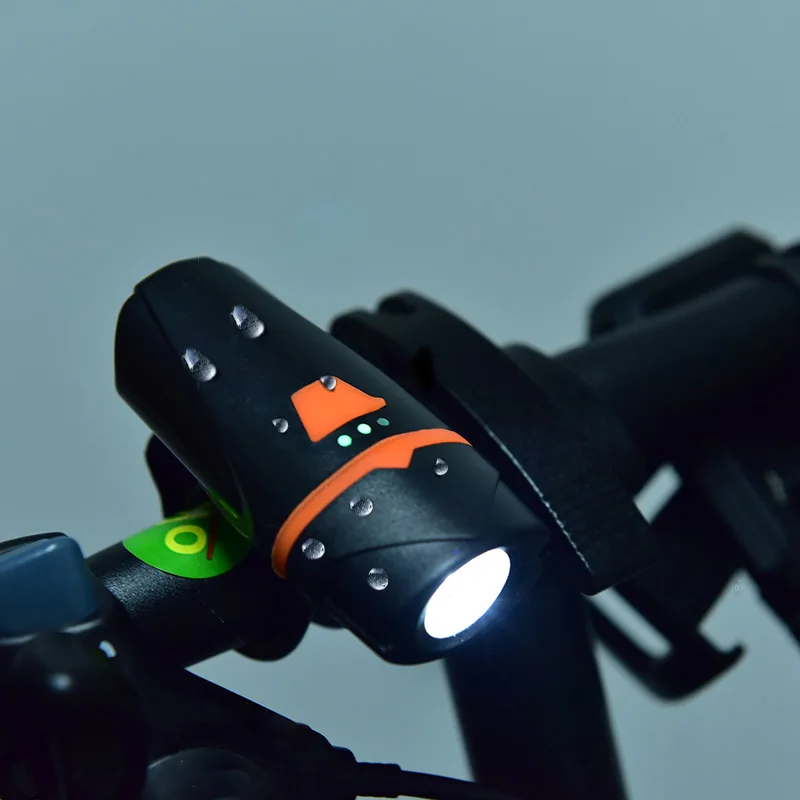Водонепроницаемая велосипедная фара USB фара с дисплеем питания аксессуары для верховой езды
