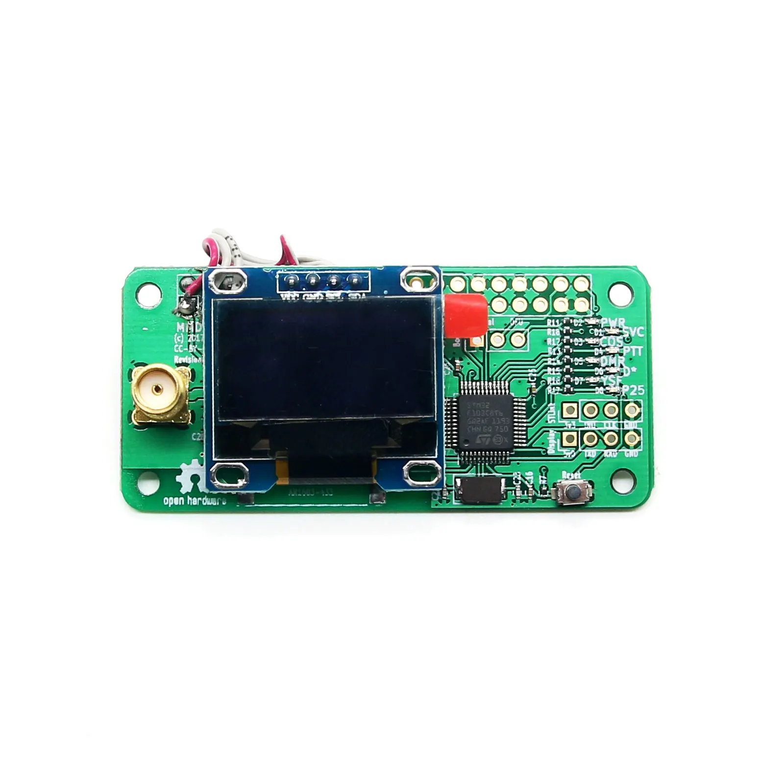 TZT MMDVM модуль точки доступа с OLED и чехол антенны Поддержка P25 DMR YSF для Raspberry pi Walkie Talkie
