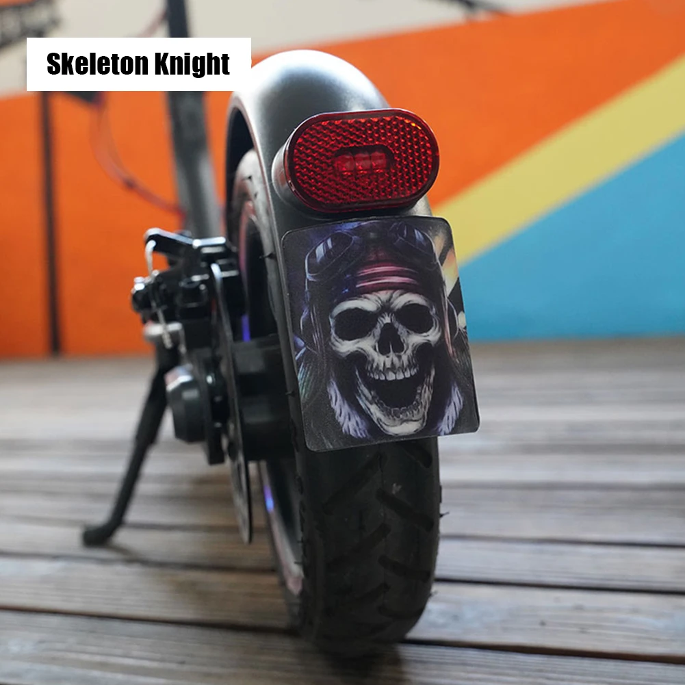 1PCS Fender Sticker For Iconic Brand Scooter Pro 1S Pro2 Rear Wheel Fender Reflective Decoration Night Safe Driving Accessories