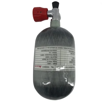 Günstige AC3020 2L Pcp Paintball Tank Hpa 4500Psi Scuba Tauchen Zylinder Sauerstoff Zylinder Für Airforce Air Gewehr Condor Pcp Rot Ventil