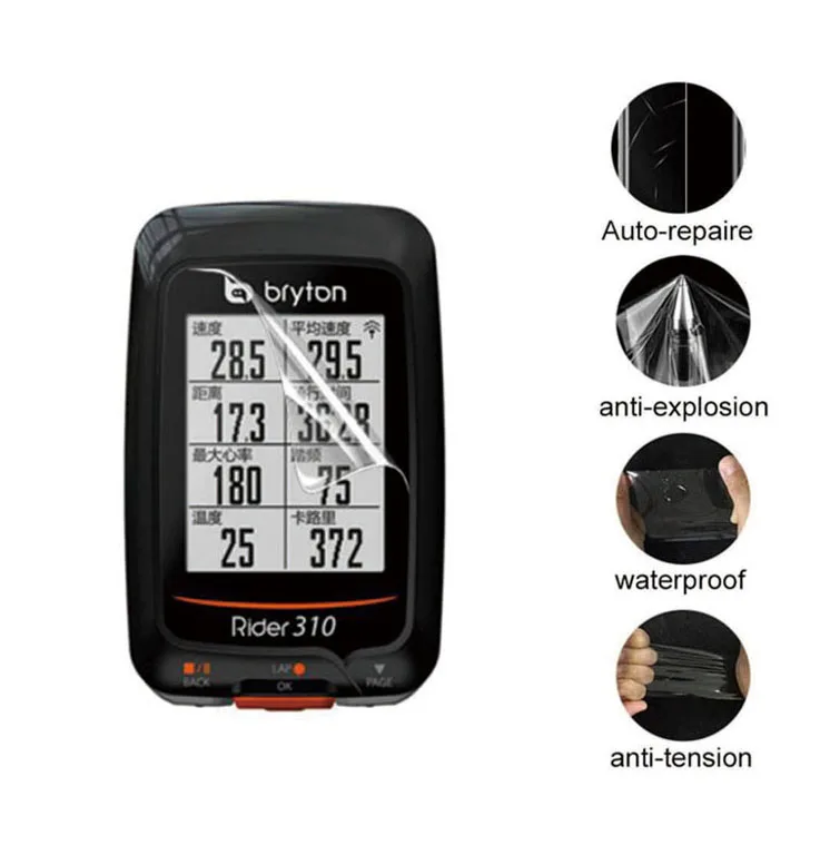 3 шт. мягкая прозрачная защитная пленка для экрана Bryton Rider 310/330 R310 R330 gps Защита