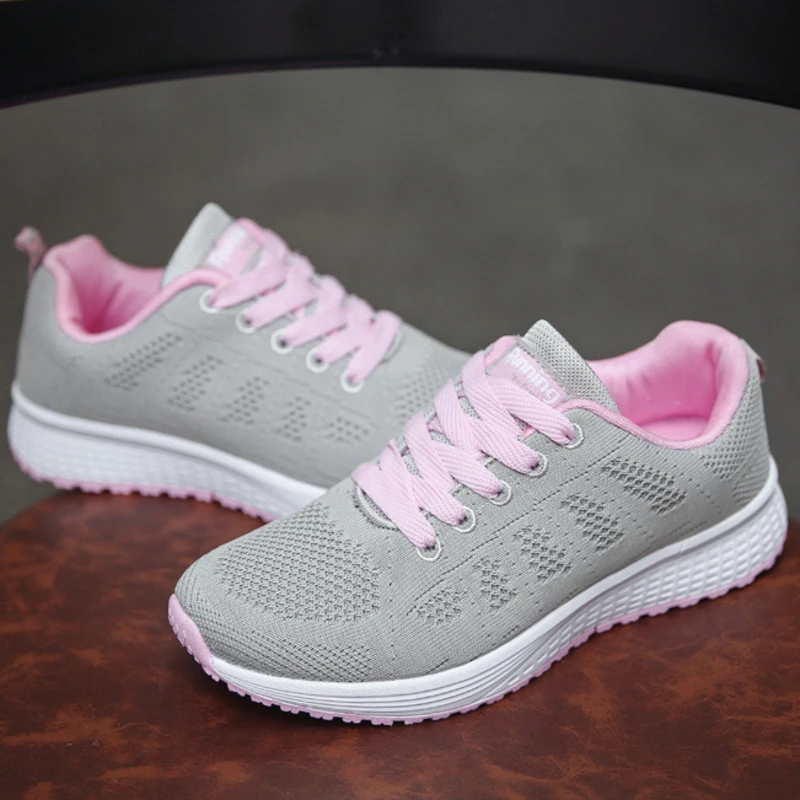 Модные tenis feminino женская обувь на шнуровке, цвета: белый Спортивная обувь Кроссовки светильник круглый обувь на плоской подошве с поперечным Ремешком теннисная женская обувь открытый тренажерный зал
