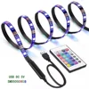 5V USB Backlight LED Strip 1m 2m 3m 4m 5m 5050 RGBW LED Tape DIY Colorful White Black PCB 2835 RGB Tape Bedroom Decoration TV ► Photo 3/6