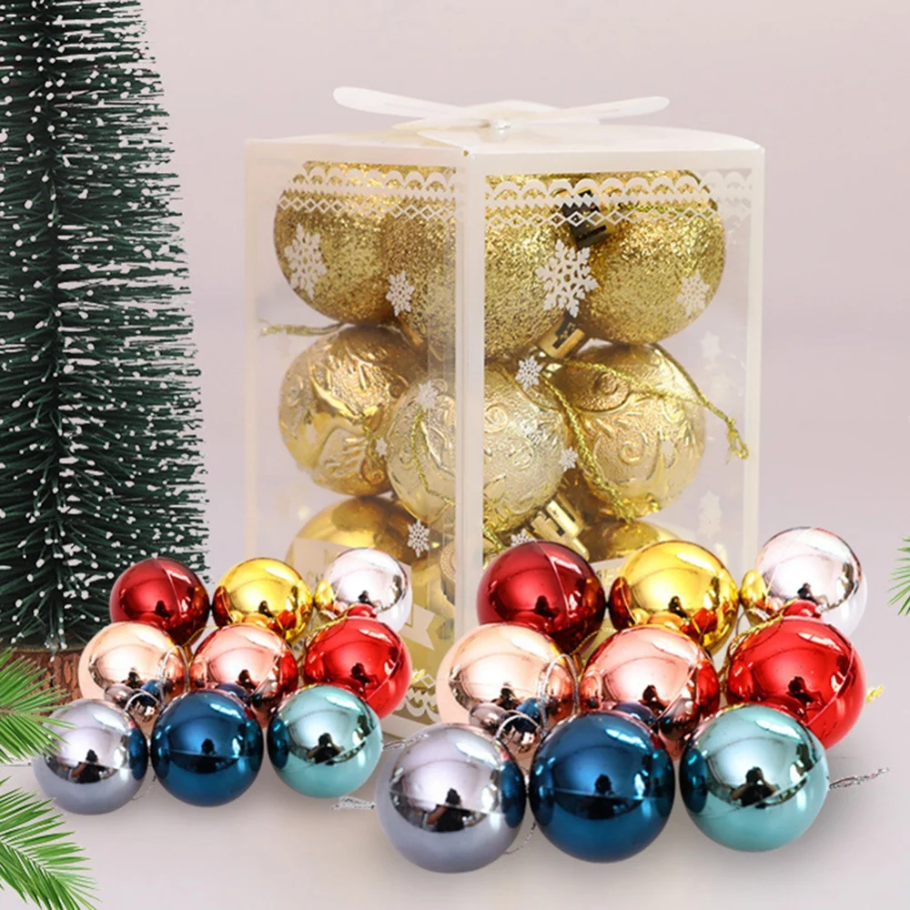 Sfmta Christmas Party 2022 12Pcs Christmas Balls Christmas Tree Ornaments Balls Xmas Decorations  Hanging Tree Pendants New Year 2022 Gift Noel|Ball Ornaments| - Aliexpress