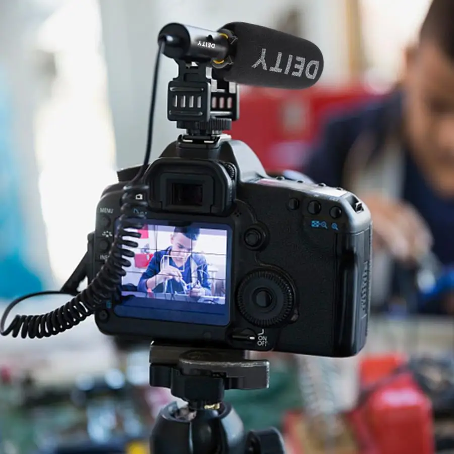 Aputure Deity V-Mic D3 микрофон превосходное Выключение звука низкий уровень шума искажения для DSLR камеры видеокамеры рекордер телефон ноутбук