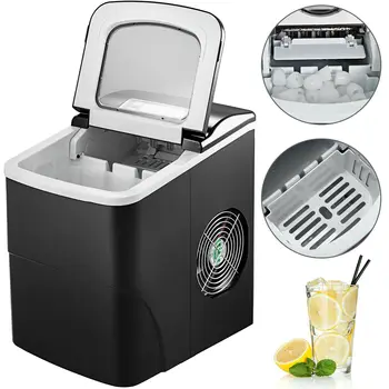 

12kg / 24H Portable Ice Maker 2.2L Water Tank Kitchen Bullet Efficient and Fast Ice Making