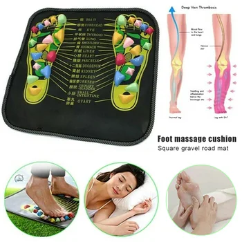 

Acupressure Mat Pad Massager Reflexology Walk Stone Foot Walk Massage Mat MSU88