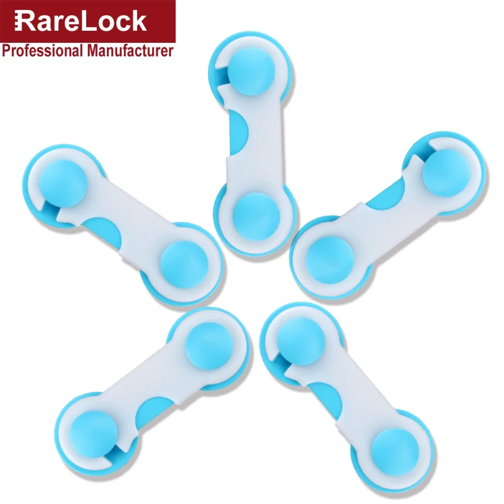 Rarelock 5 шт. замок для шкафа для детей, набор для двери шкафа или ящика, безопасность дома, безопасность, сделай сам, мебельная фурнитура MMS283 aa