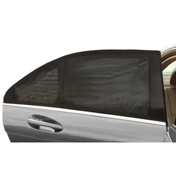 

2PCS Car Rear Side Window Sun Visor Shade Mesh Cover Shield Sunshade UV Protector Mesh Cloth Sunscreen Parasol Auto Accessories