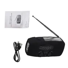 Наружное солнечное ручное радио с фонариком и зарядным радио