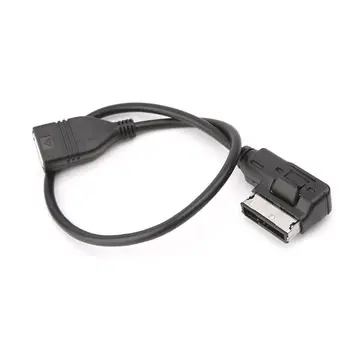 

AUX Media Interface USB Female Audio Adapter Cable AMI For Mercedes For Benz