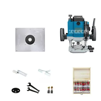 

AT3311B Electric Trimmer Wood Milling Machine Multi-function Wood Milling Woodworking Engraving Machine 220V 50Hz 1800W 0-65mm