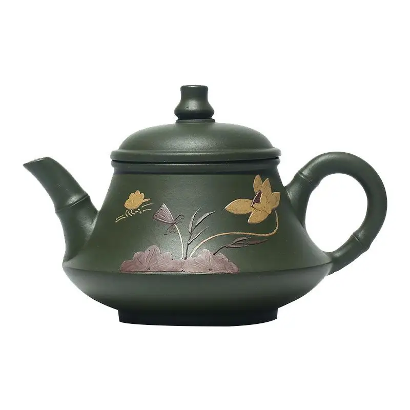 Чайник yixing zisha xishi чайник из фиолетовой глины посуда для напитков с подарочной