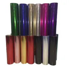 1 лист 25 см x 100 см металлическая теплопередача виниловая термопресс машина железная пленка HTV футболка DIY