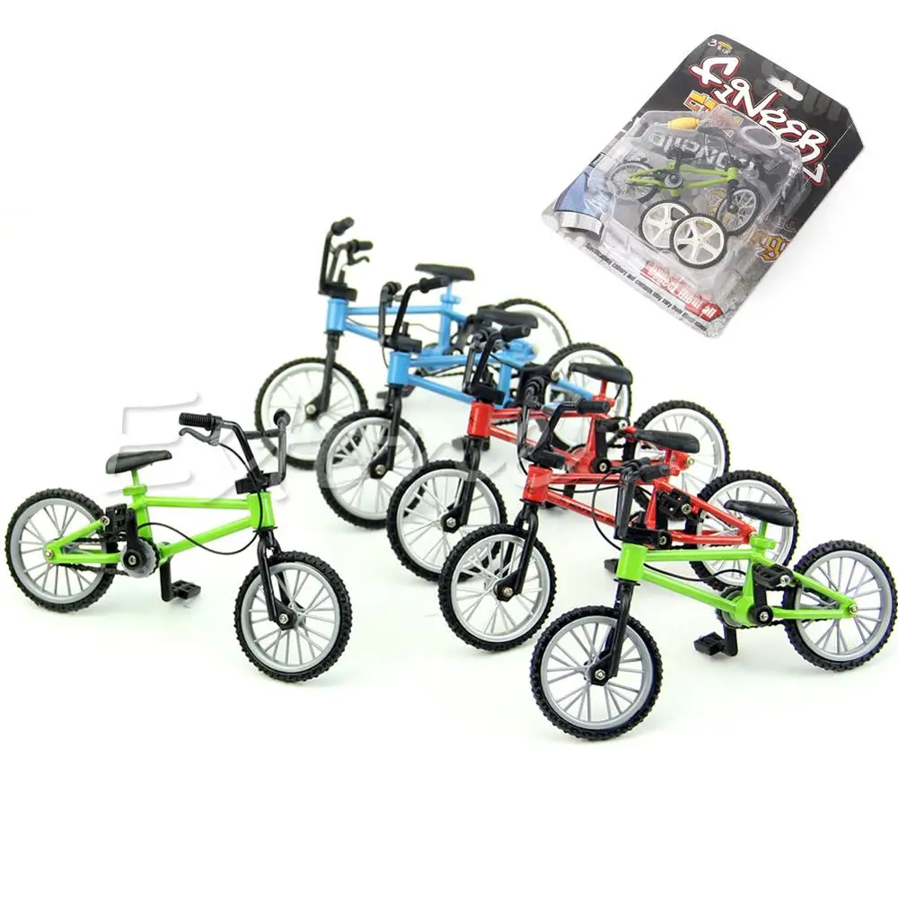 Зеленый Мини Fuctional Finger Горный велосипед BMX Fixie велосипед мальчик игрушка творческая игра 24BE - Цвет: Зеленый