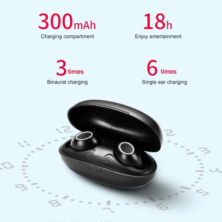 Bluetooth 5,0, беспроводные Bluetooth наушники с магнитной зарядной коробкой, поддержка бинауральных HD звонков, Автоматическое Сопряжение и Siri