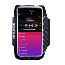 Спортивная сумка на руку для велоспорта, фитнеса, бега, водонепроницаемая сумка для телефона с сенсорным экраном, сумка на руку для мобильного телефона