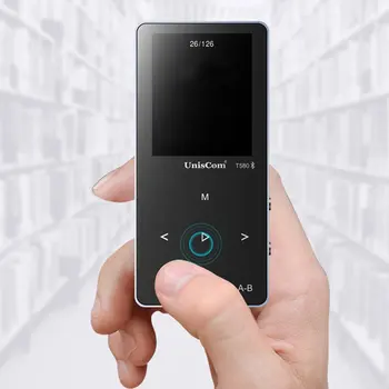 

1.8" Bluetooth MP3 16GB MP4 Player USB2.0 OTG FM Radio Touch Button Lossless Radio Recorder with Mic Support TF Card