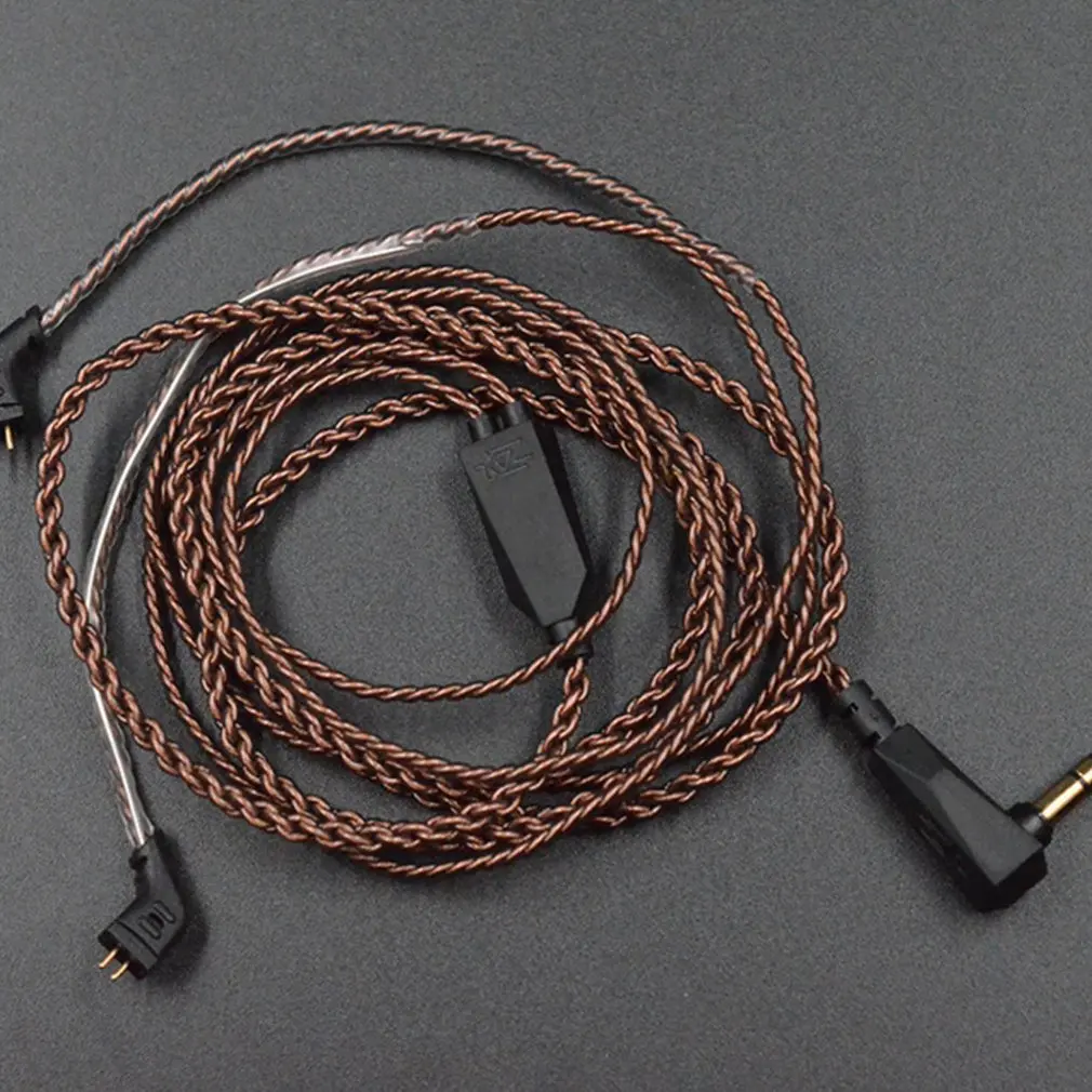Earphone Wire High-Purity Oxygen-Free Copper Twisted Upgrade Cable 2 Pin Cable For KZ ZS10/ZST/ES3/ES4/ ZS6/ZSA/ED16