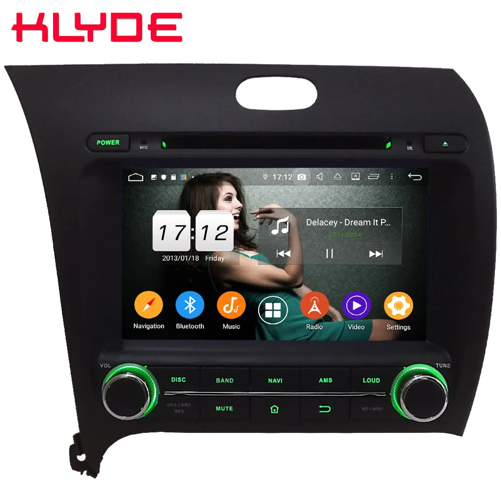 Klyde ips 4G Android 9 Восьмиядерный 4 Гб ОЗУ 64 Гб ПЗУ DSP BT автомобильный DVD мультимедийный плеер стерео gps для Kia K3 Cerato Forte 2012