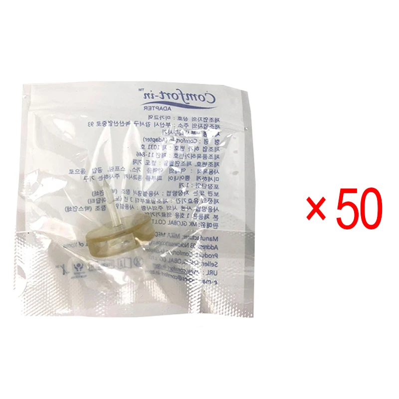 0.5ML 50pcs needle Одноразовая независимая Стерильная посылка с ампульной головкой, 50 шт., без иглы, для заливки губ, 0,5 мл, гиалуроновая ручка - Номер модели: 0.5ML 50pcs needle