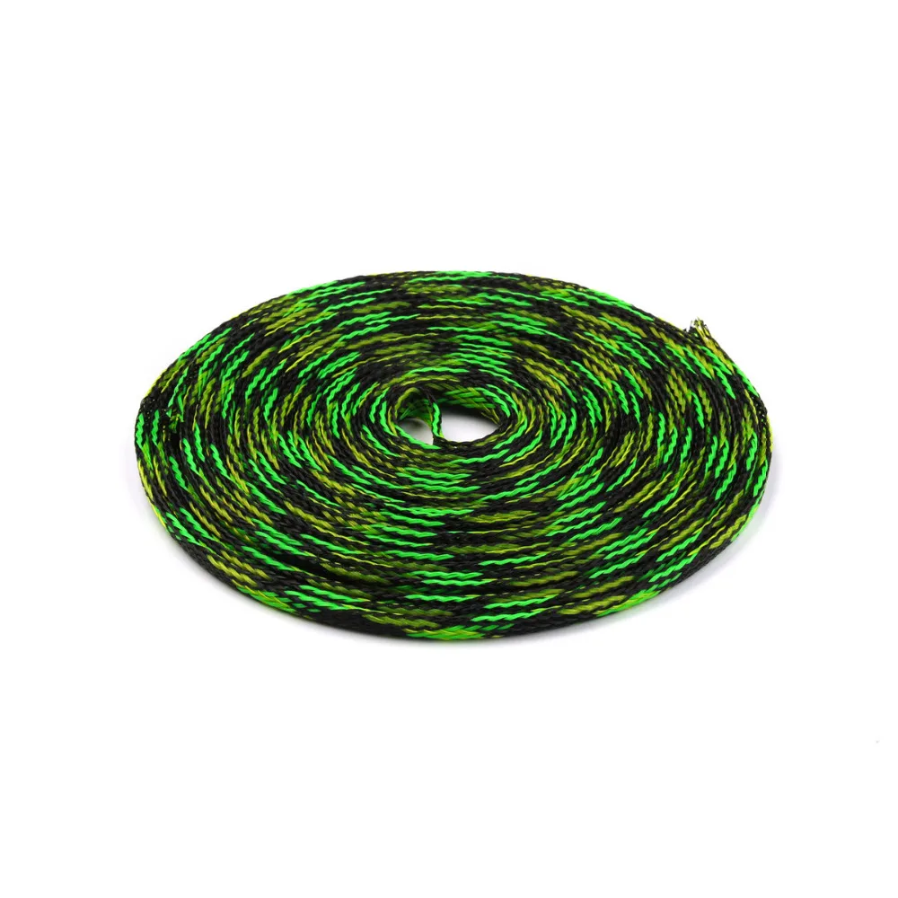 

8Sizes Braided Cable Sleeves Expandable 5M 4mm Tight PET Nylon High Density Wire Gland Cables Protection Assortment Kit 5Colors