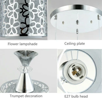 

Modern LED Flower Petal Ceiling Light Pendant Lamp Chandelier Dining Room
