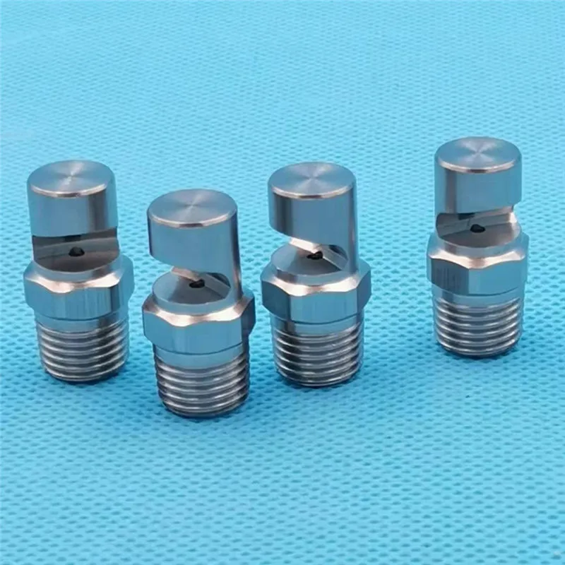 SS wide angle large flow flat fan nozzle sewage treatment plants deflection tank cooling jet | Дом и сад