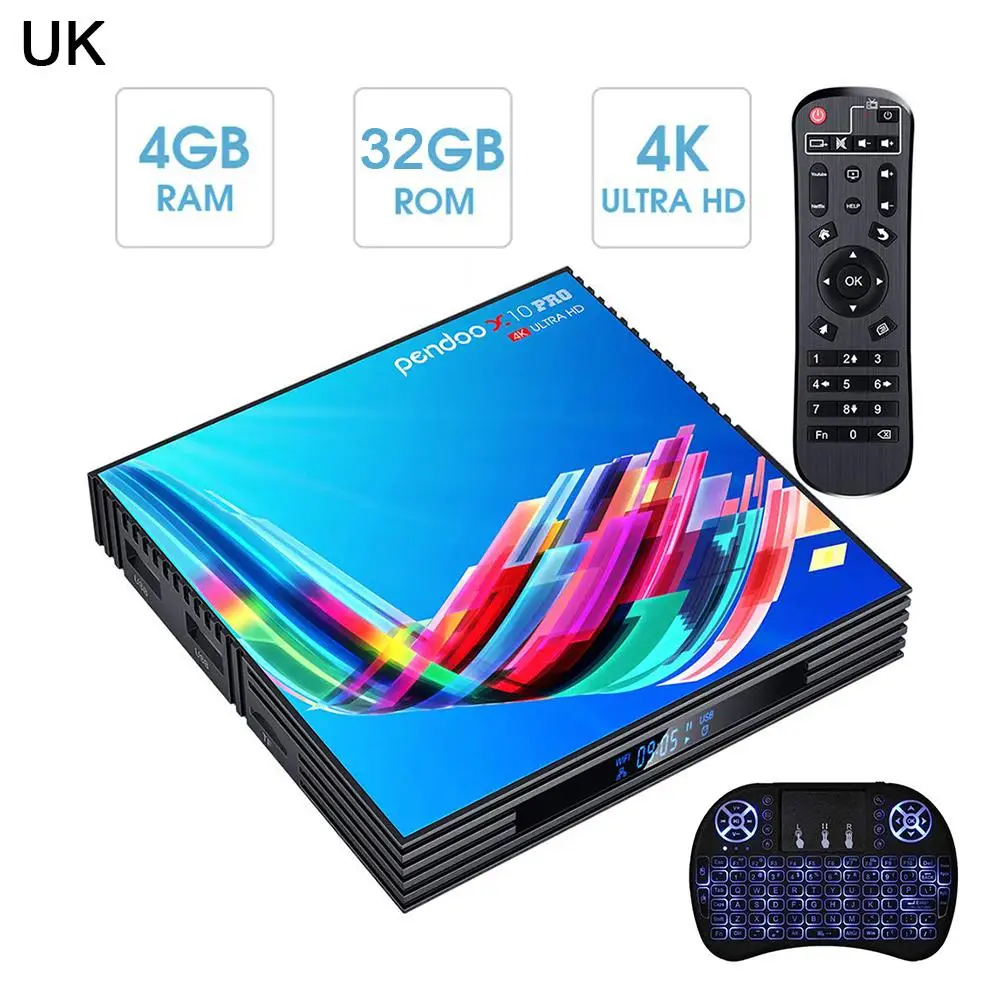 RK3318 9,0 Android tv Box 4 Гб ram 64 ГБ 32 ГБ 4K 2,4G/5G WiFi USB3.0 Google Netflix Youtube медиаплеер телеприставка# N