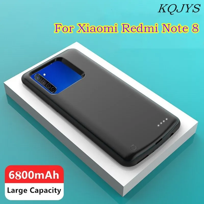 Зарядное устройство KQJYS чехлы для Xiaomi Redmi Note 8 чехол батареи резервный внешний