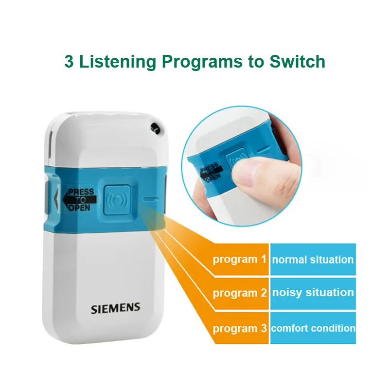 

Siemens Digital Pocket Hearing Aid Hearing Amplifier Ear Care Compared to Siemens Hearing Aids Hearing Loss resound